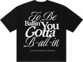 T-shirt Boxy "B-all-in" Black
