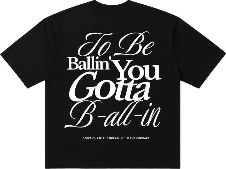 T-shirt Boxy "B-all-in" Black