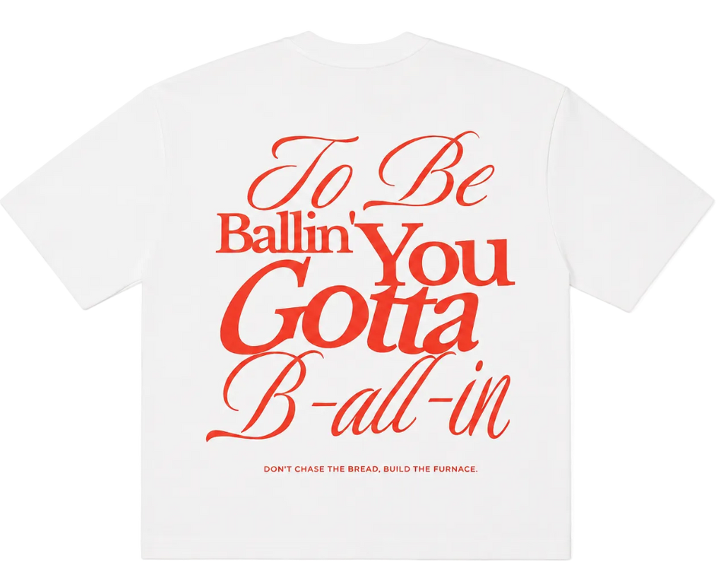 T-shirt Boxy "B-all-in" White