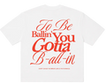 T-shirt Boxy "B-all-in" White