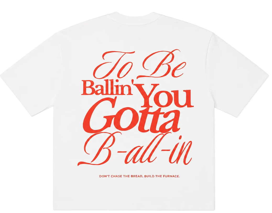 T-shirt Boxy "B-all-in" White