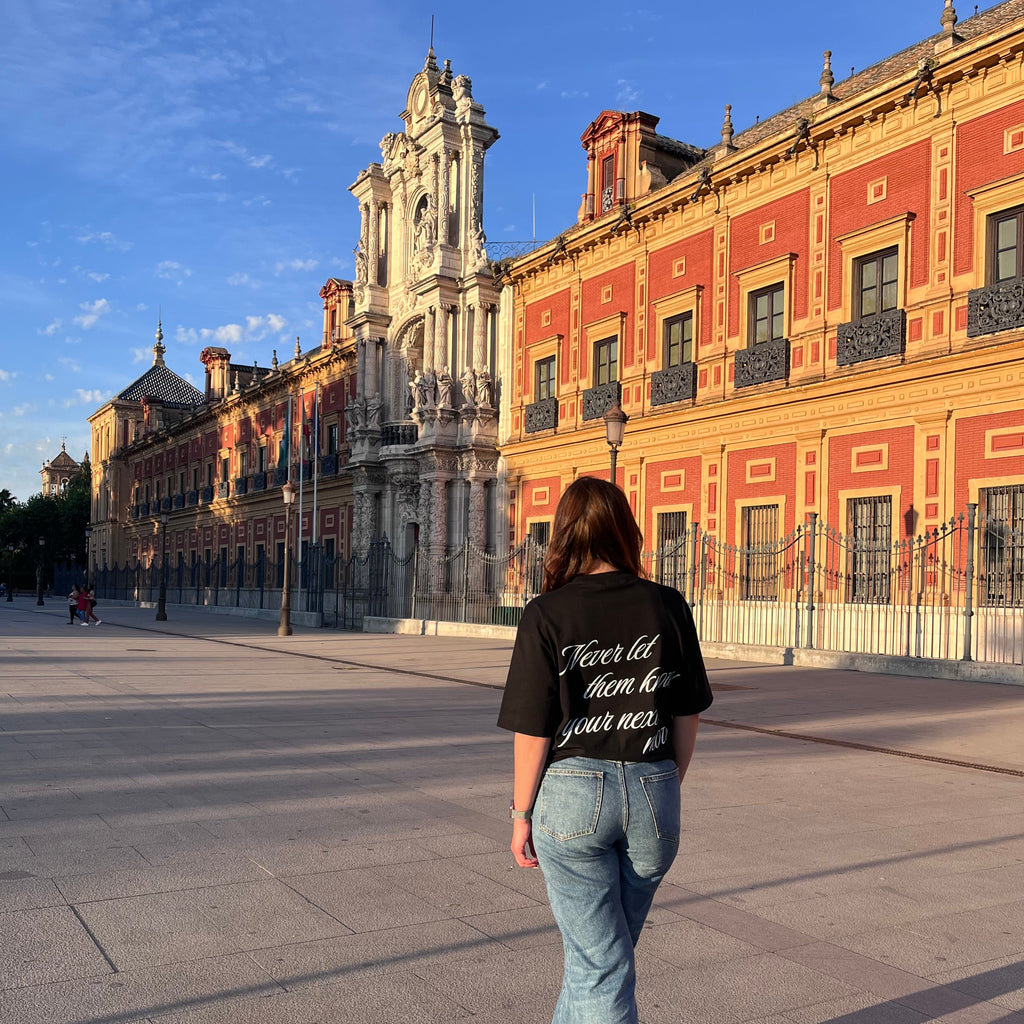 T-shirt Boxy "Never Let them"